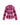 Rowing Blazers Women’s Cotton Poplin Plaid Asymmetrical Button Down Pink Plaid shirt featuring a fitted silhouette, asymmetrical placket, and rounded collar.