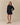 Bridget Pinstripe Button Down Dress Navy Navy / XL