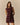 Bryn Tartan Shaped Mini Dress Burgundy Burgundy / 14