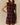 Bryn Tartan Shaped Mini Dress Burgundy Burgundy / 14