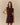 Bryn Tartan Shaped Mini Dress Burgundy Burgundy / 14