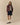 Caroline Cropped Sheep Sherpa Burgundy Burgundy / XL