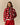 Caroline Cropped Sheep Sherpa Red Red / XL