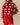 Caroline Cropped Sheep Sherpa Red Red / XL