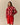 Caroline Cropped Sheep Sherpa Red Red / XL