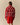 Caroline Cropped Sheep Sherpa Red Red / XL