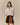 Pippa Mixed Corduroy Pleated Skirt Brown Brown / XL