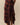 Orella Tartan Scarf Skirt Burgundy Burgundy / XL
