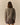 Josephine Wool Fisherman Cable Cardigan Beige Beige / XL