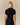 Georgia Asymmetrical Cable Top Black Black / XL