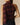Abigail Tartan Scarf Tank Burgundy Burgundy / XL