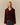 Alex Cropped Corduroy Trench Coat Burgundy Burgundy / XL