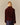 Alex Cropped Corduroy Trench Coat Burgundy Burgundy / XL