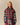Gwen Mixed Plaid Funnel Neck Jacket Multi-Color Multi-Color / XL