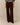 Nell Corduroy Drawcord Pant in burgundy, featuring a wide-leg corduroy design with a drawstring waist.