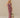 Women’s Halter Polo Striped Maxi Dress Red