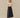 Women's Cotton Smocked Skirt with Ribbon Navy Navy / XS