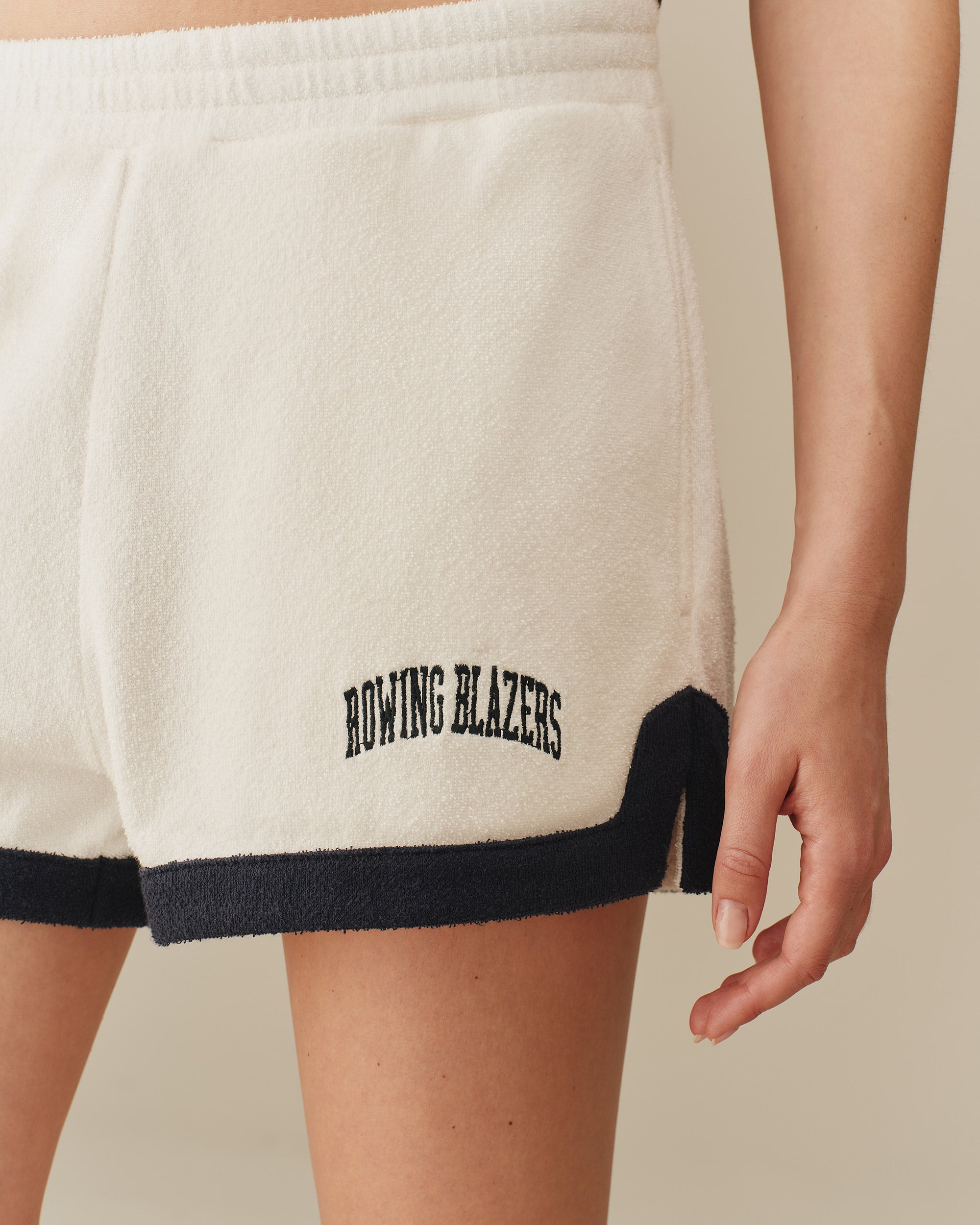 Women's Collegiate Arch Terry Short White – Rowing Blazers