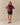 Gemma Cotton Cable Sheep Crewneck Sweater Red Red / XL
