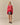 Warm & Wonderful Diana Edition Cotton Linen V-Neck Sheep Sweater Red