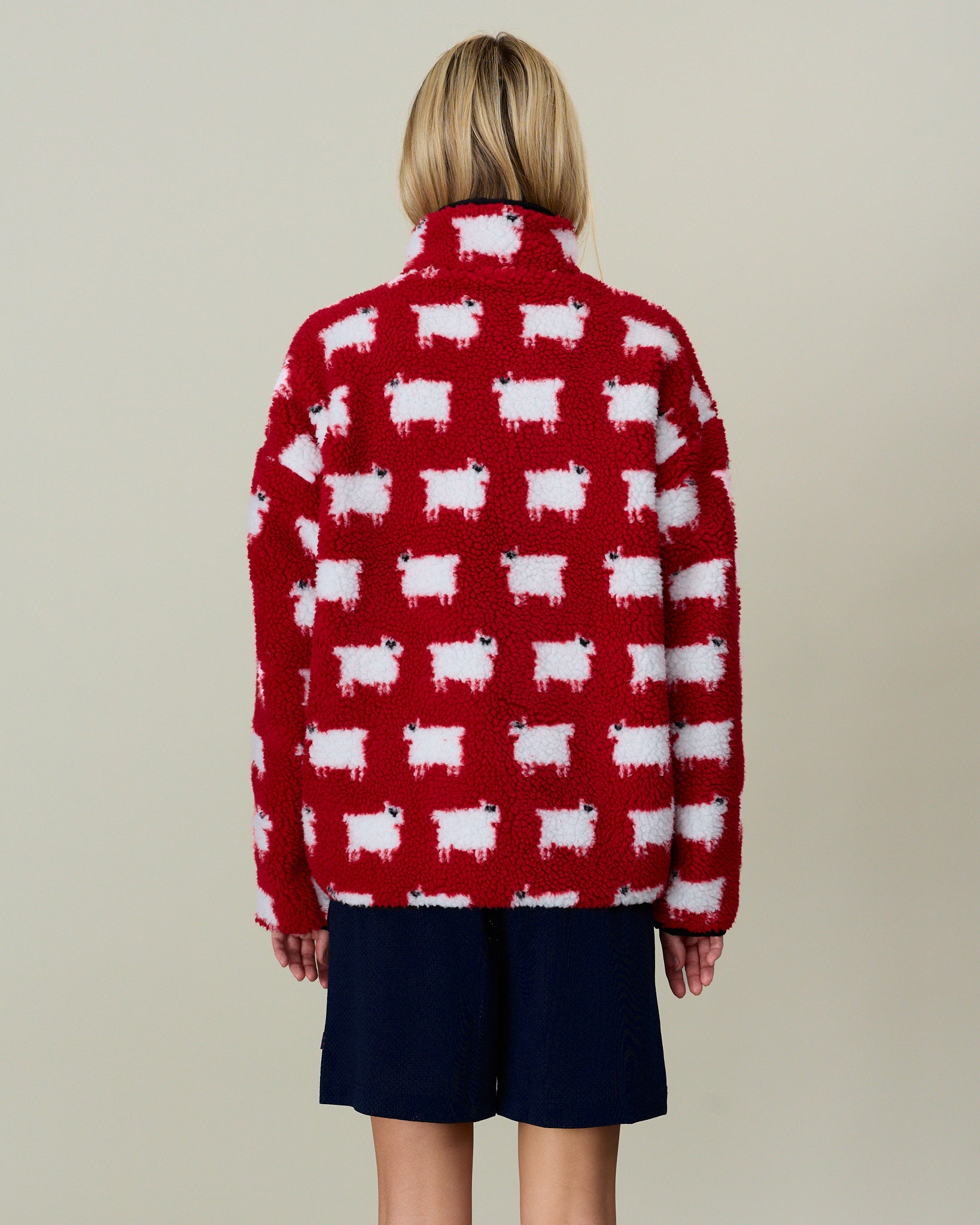 Child Red Rowing Jacket Warm & Wonderful Sheep Sherpa Jacket Diana Red – Rowing Blazers