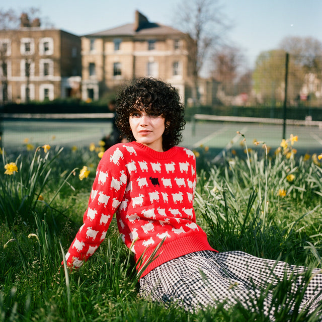 1300~Aran Sweater DIANA Crewneck main image 0