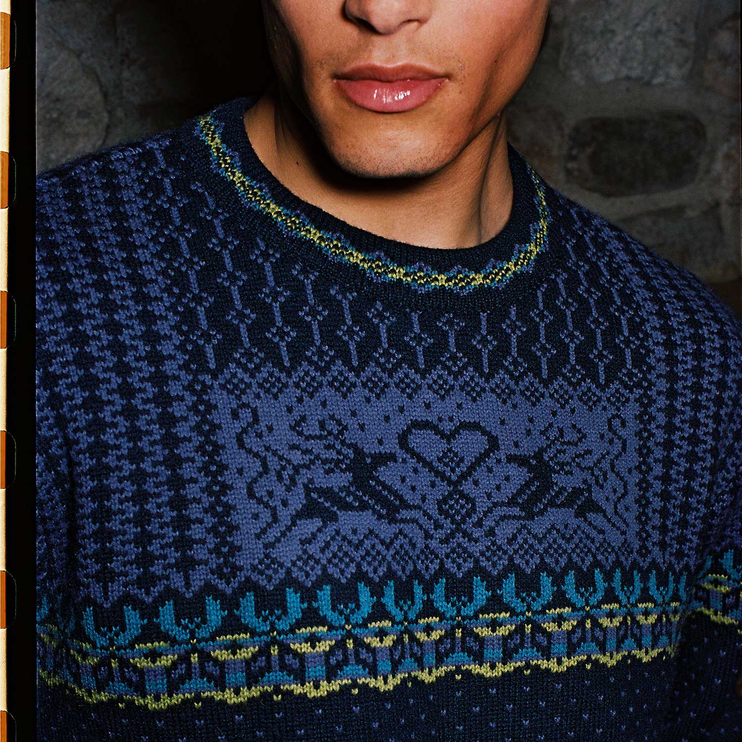 Traditional Rowing Sweaters Cashmere Nordic Fairisle Sweater Navy – Rowing Blazers