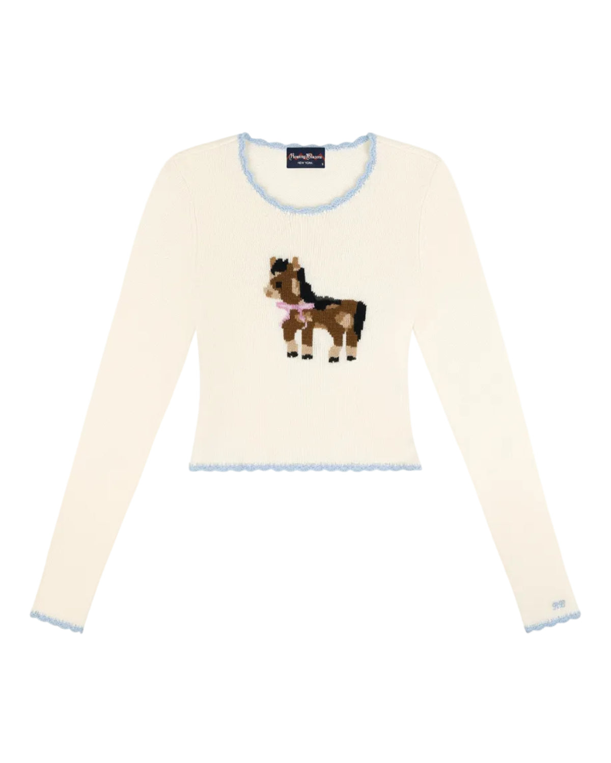 Rowing Blazers Women's Cashmere Show Pony Sweater Cream