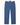 A pair of blue straight-leg trousers shown flat against a plain white background, 