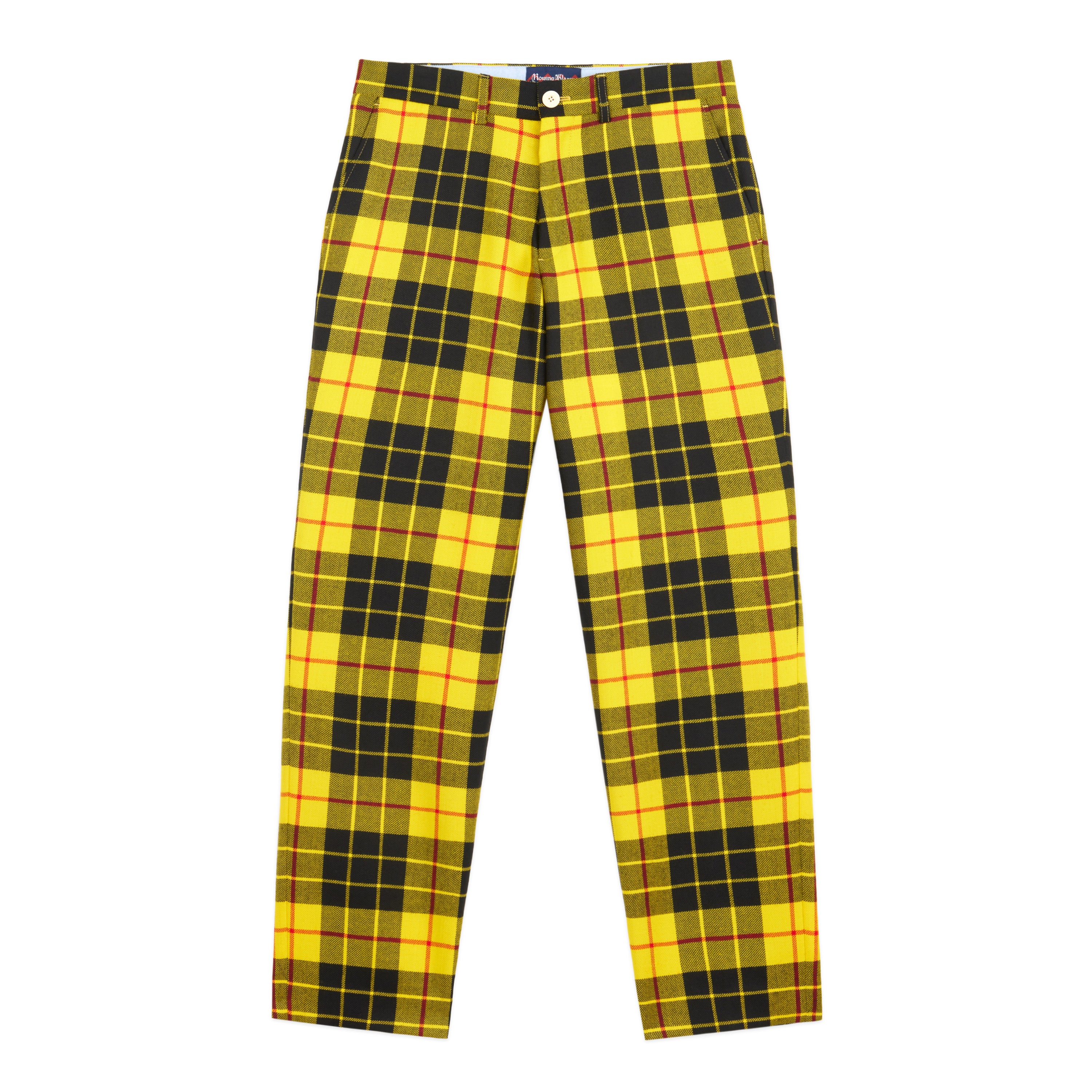 Outfit yellow plaid trousers military coat and loafers  THE STYLING  DUTCHMAN