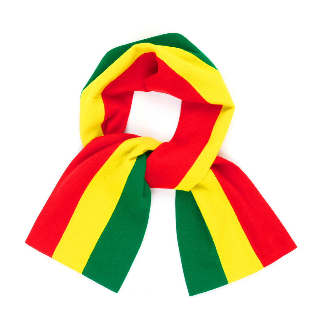 Red, Yellow and Green Stripe Scarf – Blazers
