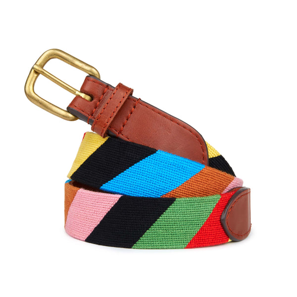 Preppy Rowing Belt Belts - Needlepoint and Grosgrain Belts - Rowing Blazers