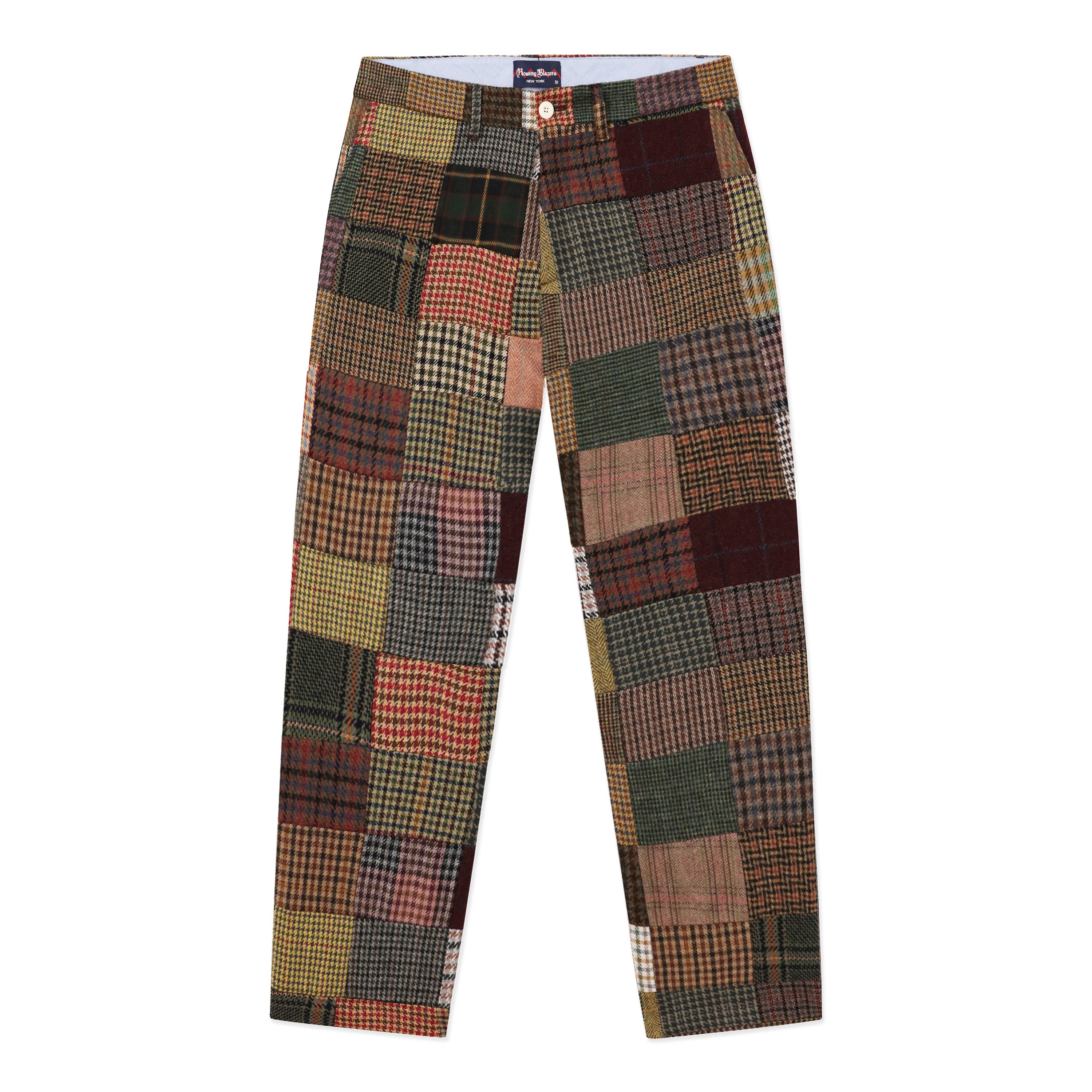 MARKET straightleg Patchwork Trousers  Farfetch