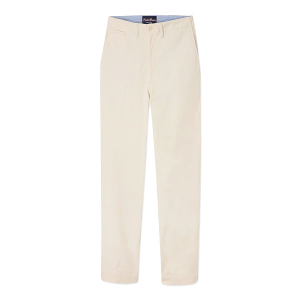 Womens Tailored Cream Twill Trousers