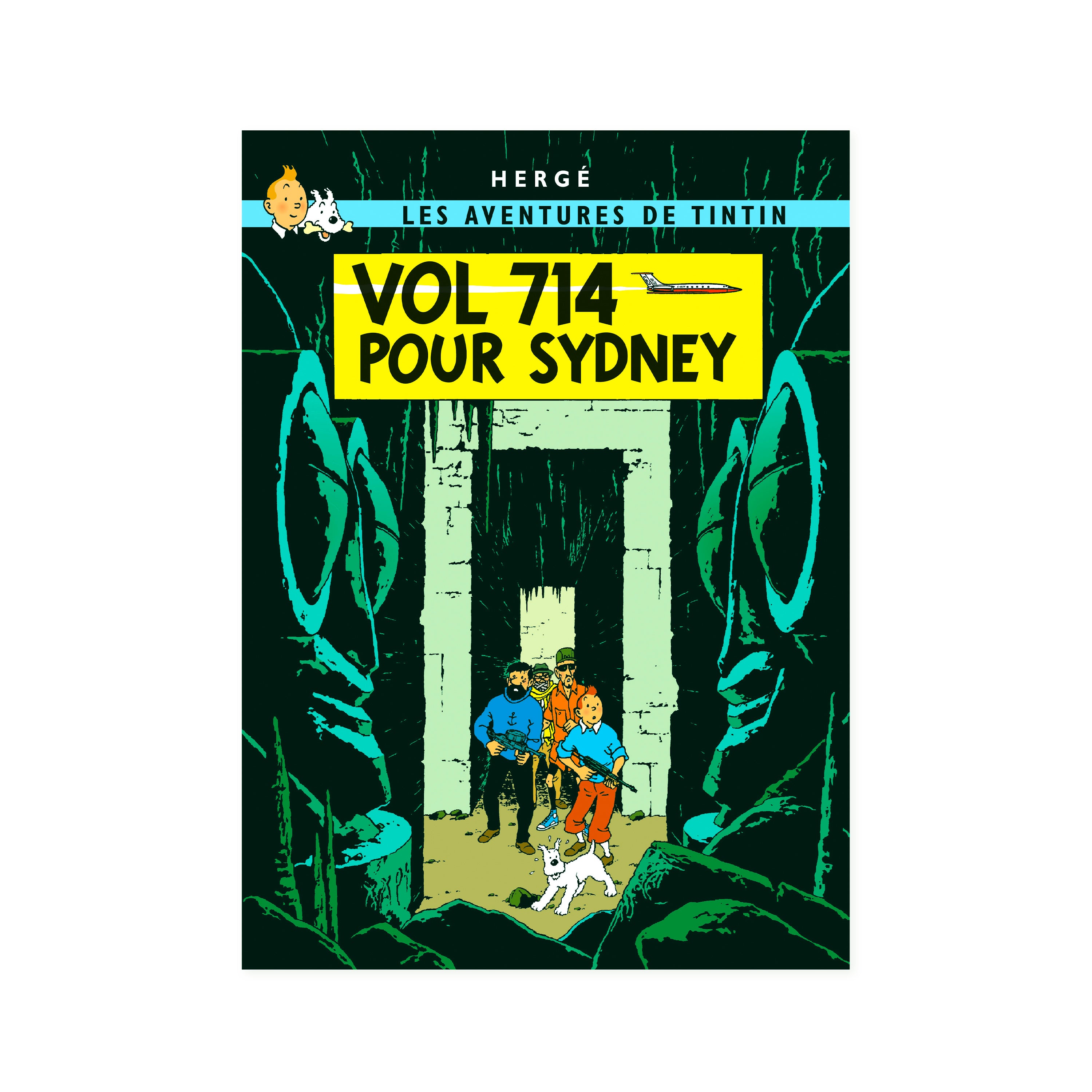 Tintin Vol 714 Pour Sydney Postcard – Rowing Blazers