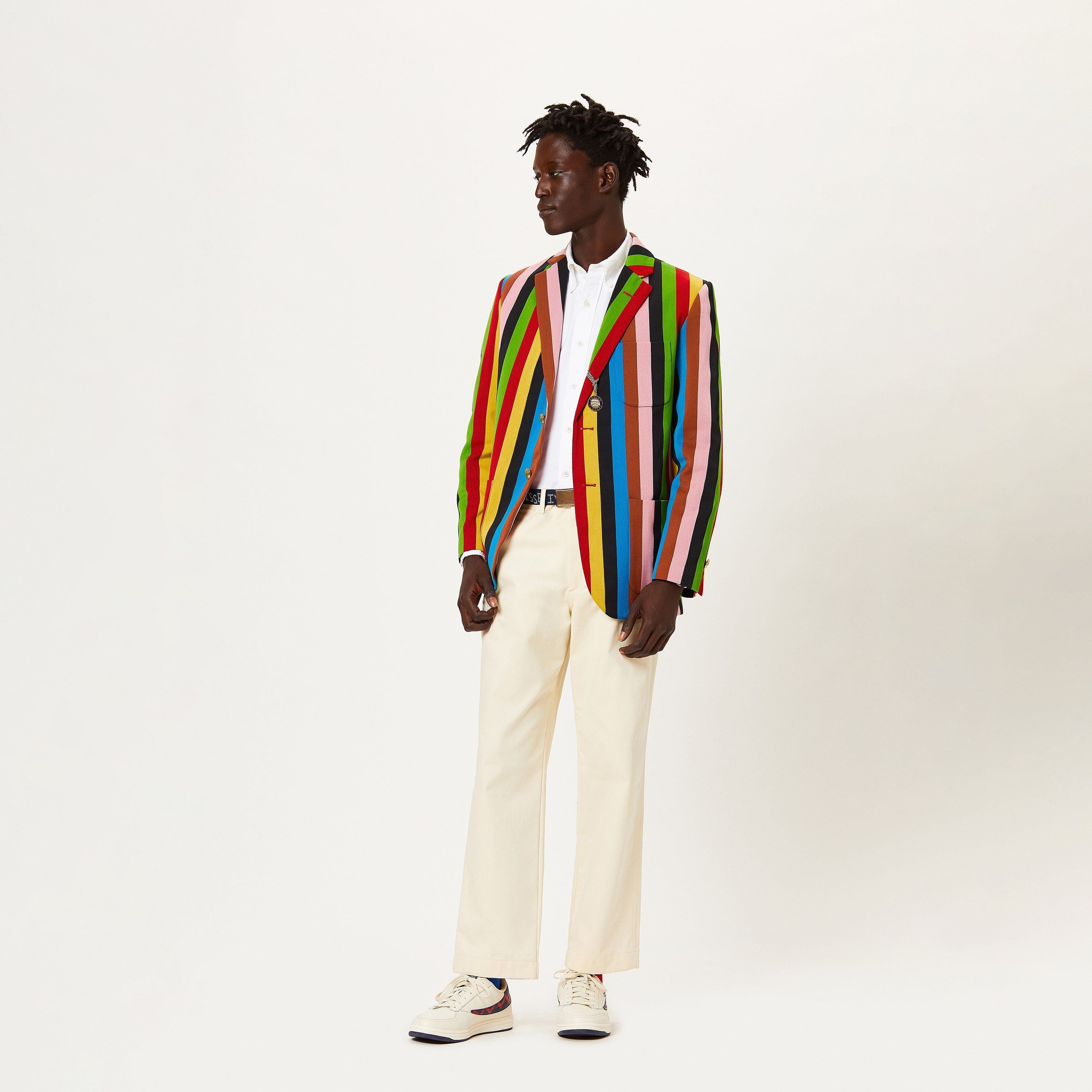 Striped blazers shop